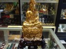 Phật Quan Âm ngồi tòa sen H254G