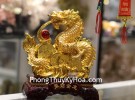 Rồng Vàng Phun Châu Đồng Tiền C077A